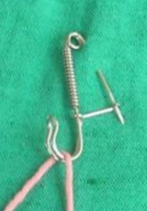 Portuguese Knitting Pin SILVER