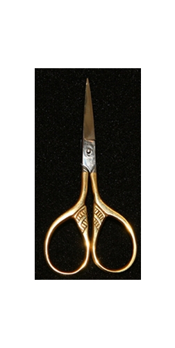 Feather Scissor Gold 3½"