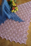 Flower Basket Lace Shawl S2014