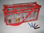Handy Caddy Large 8 Pockets Red