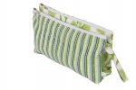Radiance Fabric Double Zipper Pouch L (Large)
