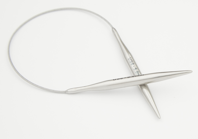 Stelo Stainless Steel Lace Circular 16" US 3