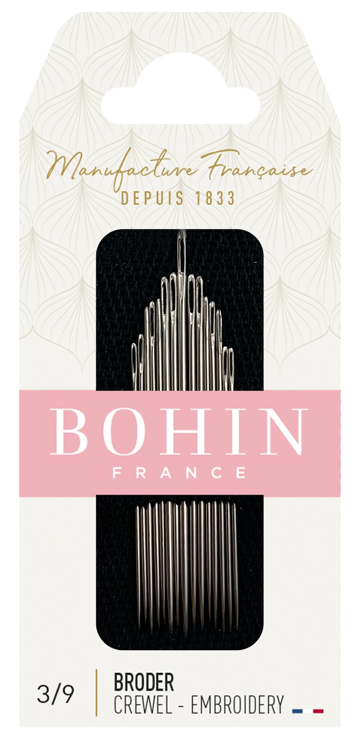 Bohin Embroidery Needle Asst 3/9