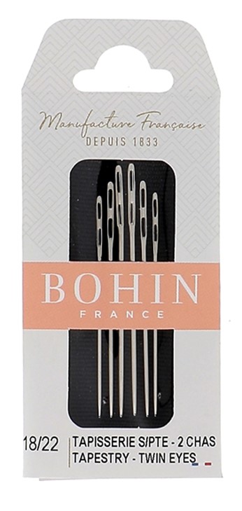 Bohin Tapestry Needles 18/22 Double Eye