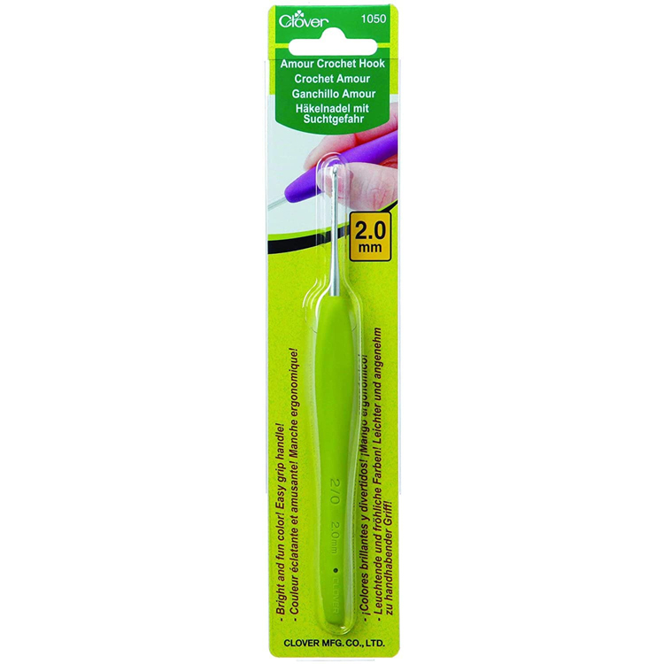 Amour Crochet Hook 2.0mm 1050 GREEN