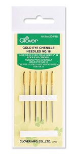 Gold Eye Chenille Needles #18