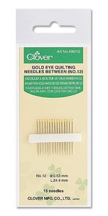 Gold Eye Quilting Needles Size #9
