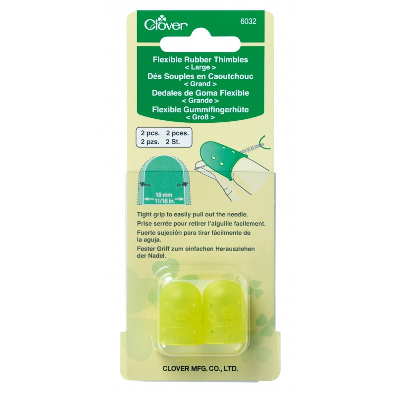 Clover Flexible Rubber Thimble Large