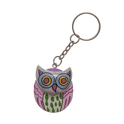 Owl Keychain Pink 10202