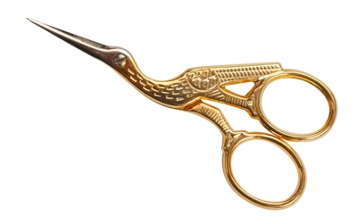 Bohin Stork Scissor Gilt 3.5"