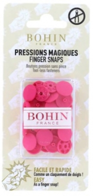 Bohin 1/2" Finger Snaps Fuchsia