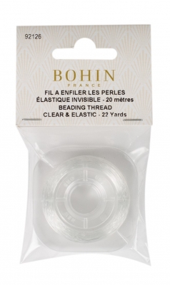 Bohin Clear 0.5mm Elastic 22yd