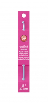 Aluminum Boye Crochet Hook F