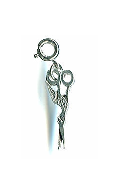 Lariat Stork Scissor Charm