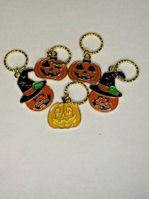 Stitch Markers Pumpkin