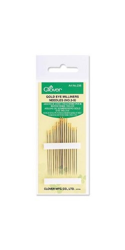 Gold Eye Milliners Needles #3/9