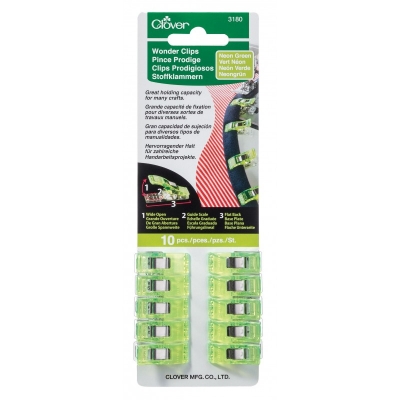 Wonder Clip Neon Gr 10 pc 3180