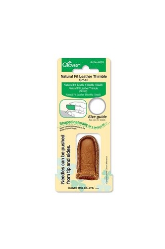 Natural Fit Leather Thimble Small