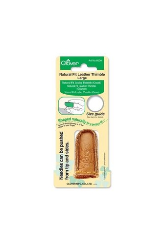 Natural Fit Leather Thimble Large