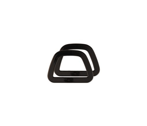 D Shape Bag Handle Black