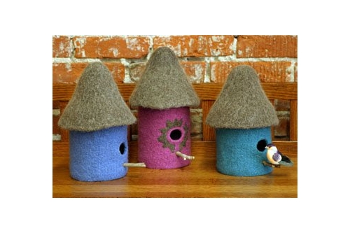 Felt Bird Houses 222