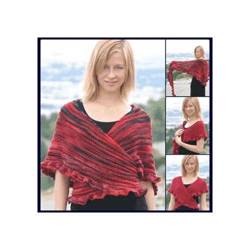 Ruffles & Ridges Shawl AC82