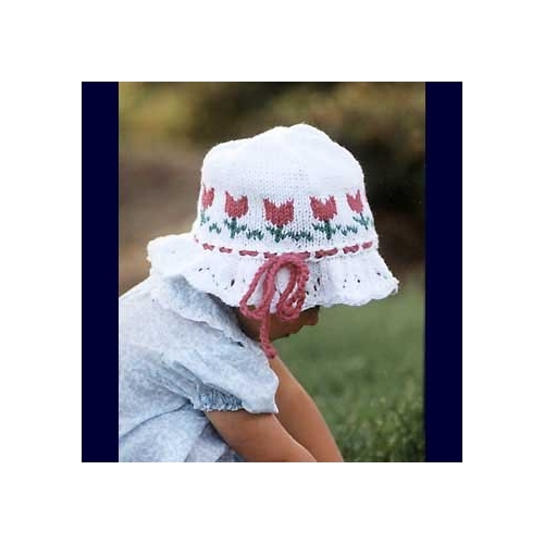 Ruffled Tulip Hat CH04