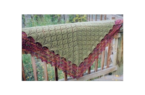 Leaf Lace Shawl S2010