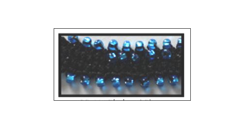 Black and Bleu Picot Bracelet Kit