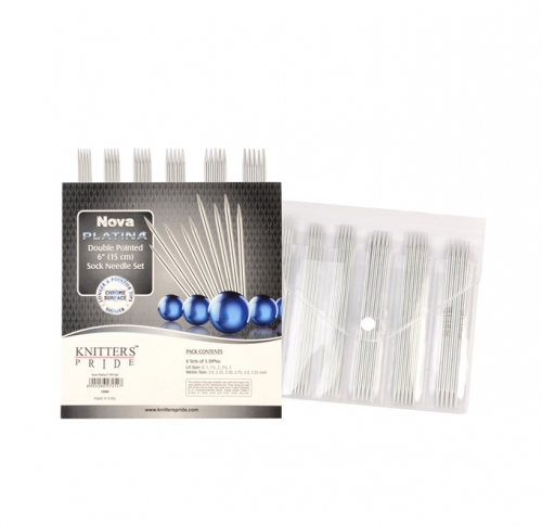 Platina 6" Double Pointed Needle Set (0-3)