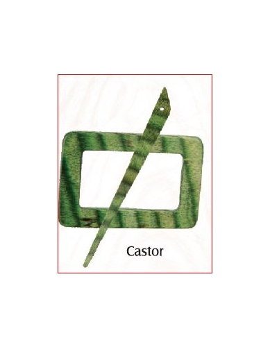 Shawl Pin Misty Green Castor