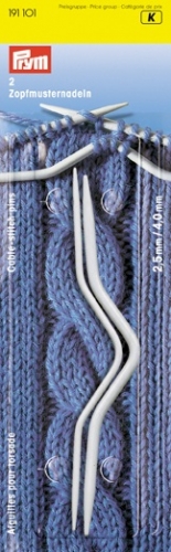 Inox Cable Stitch Pins Curved (was IN855)