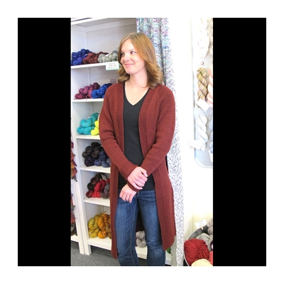 Top Down Long Open Cardigan
