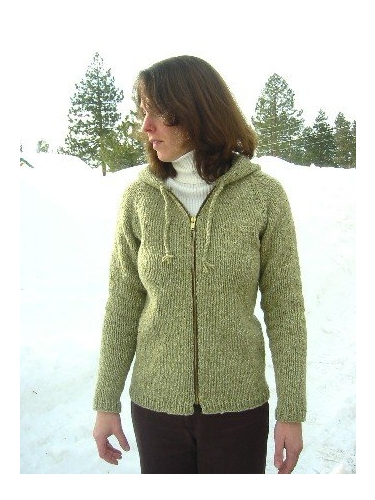 Neck Down Bulky Cardigan for Woman