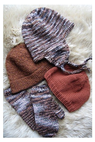 Bulky Hat & Mitten Set