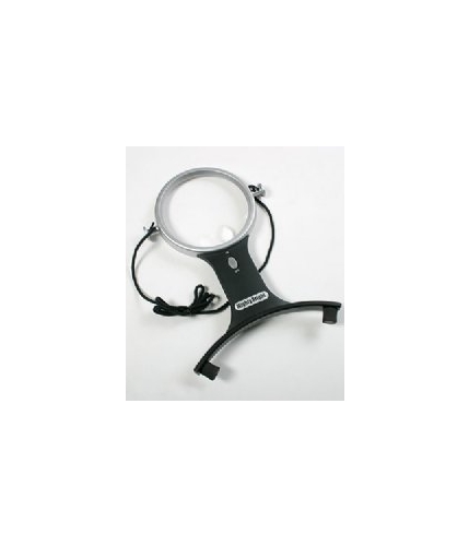 4" Handsfree Lighted Magnifier