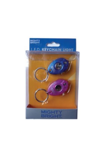 Key Chain 2pk Blue/Silver