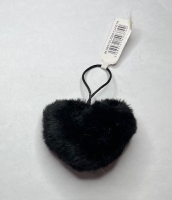 Pompom Heart 14 Black