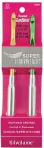 Silvalume Super Lightweight Crochet Hook Set J&K