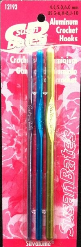 Silvalume Crochet Hook Set G,H,J