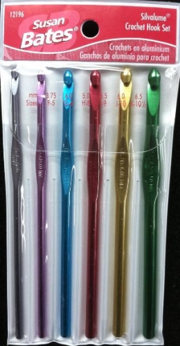 Silvalume Crochet Hook Set F - K