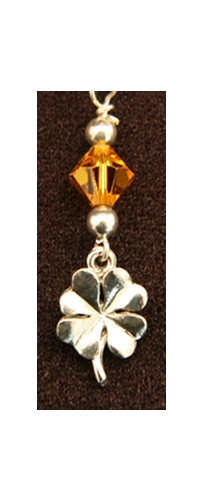 4-Leaf Clover Scissor Charm