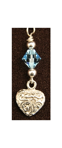 Heart Scissor Charm