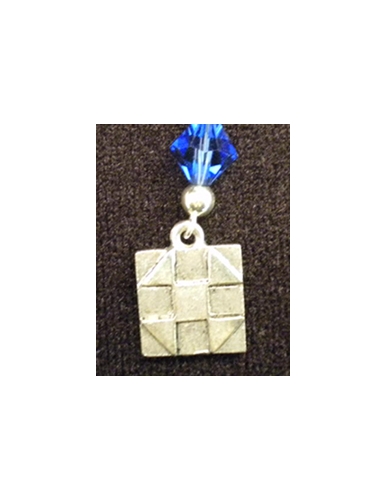 Shoofly Quilting Block Scissor Charm