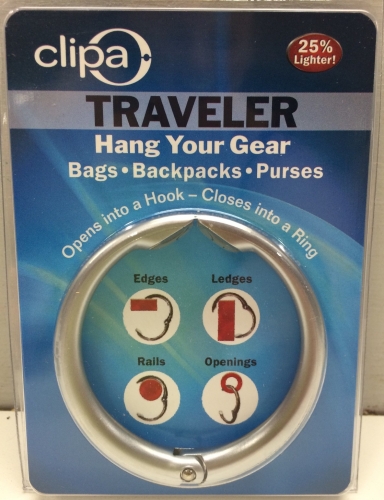 Clipa2 Matte Silver Clamshell Hanger