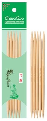 CG Natural Bamboo 6" DPN #10½