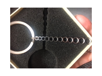 Needle Sizer Keychain