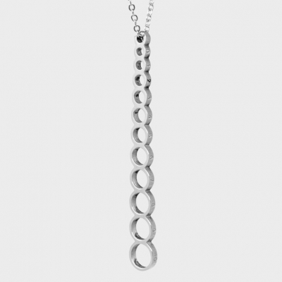 Knitting Necklace (Needle Sizer) Stainless Steel