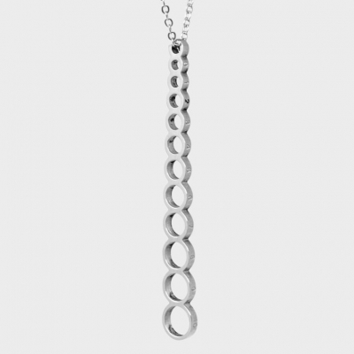 Knitting Necklace (Needle Sizer) Stainless Steel