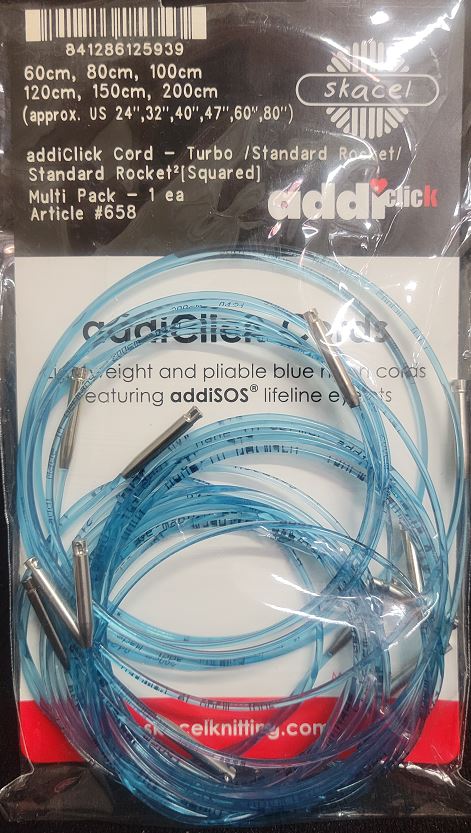 AddiClick Standard Cords Assortment Pack (24", 32", 40", 47", 60", 80")